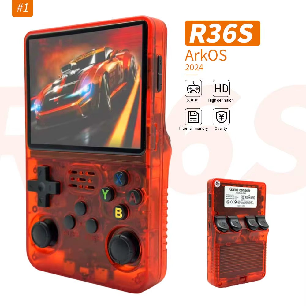 R36S Console R36S Retro Handheld R36S Console 128Gb R36S Accessories R36S-Retro-Handheld R36S Screen Retro Handheld 3.5 Inch