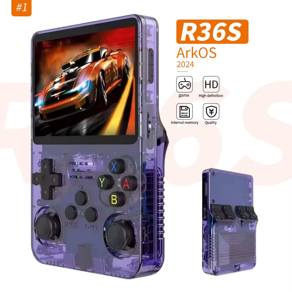 R36S Console R36S Retro Handheld R36S Console 128Gb R36S Accessories R36S-Retro-Handheld R36S Screen Retro Handheld 3.5 Inch